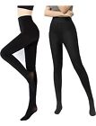 Women Thermal Lined Translucent Pantyhose Warm Winter Fleece Tights Stockings