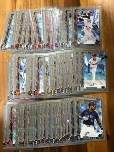 2025 Topps Holiday Silver Glitter Variation - ¡LOTE DE 80 CARTAS! Veterinarios y novatos - Imagen 1 de 4