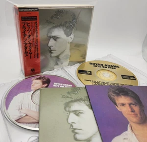 BRYAN ADAMS Hits On Fire Japan Rare 2CD D50Y 3205 w/OBI Gold Disc Calendar 1988 - Bild 1 von 24