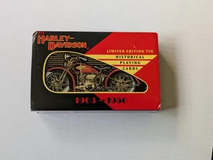 Cartas históricas Harley Davidson 1903-1950 edición limitada lata - Imagen 1 de 8