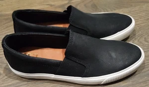 Frye Schuhe Herren Größe 9,5 Slipper Turnschuhe Nubuk Leger Elegant Schuhe 3481230 Schwarz - Bild 1 von 4