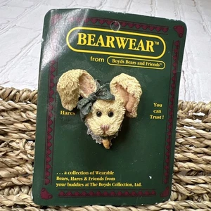 Boyd’s Bears Bearwear Anstecknadel Brosche Hase mit Schlappohren nur Kopf - Bild 1 von 8