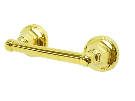 Elements Of Design EBA4818PB Double Post Toilet Paper Holder - Brass - Image 1 of 1