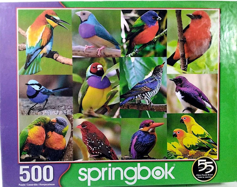 Birds Of Paradise 500 pc Jigsaw Puzzle 18" X 23.5" Springbok - Image 1 of 1