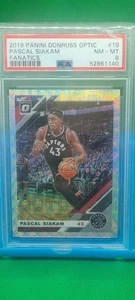 PSA 8 2019 Panini Donruss Fanatics Pascal Siakam #19 NM-MT Graded NBA Basketball - Bild 1 von 6