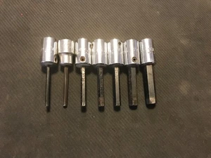 7 Pc Mac Tools 3/8" Dr Hex / Allen 1/8 - 3/8" Socket Set X46D,X56D,X66D,X76D + - Picture 1 of 6