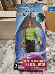 Star Trek Capt. James Kirk in Casual Attire Warp Factor Series 3 Action Figure - Picture 1 of 5