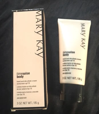 Crema corporal de manos y escote Mary Kay TimeWise 3 oz. ~ Nuevo en caja Foto 1 de 4