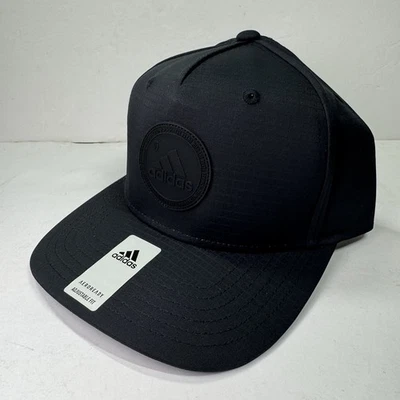 Adidas Affiliate II Black On Black Tonal Adjustable SnapBack Cap Hat - Image 1 of 4
