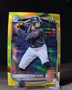 2025 Bowman - Chrome Prospects Onil Perez #BCP-134 /75RC) - Foto 1 di 2