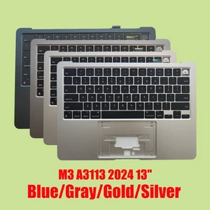 New For Apple MacBook Air 13" M3 A3113 2024 Keyboard Palm rest Cover Top Case US - Picture 1 of 25