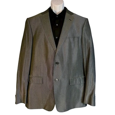 Versace Collection Men's Wool Blend Sport Coat Jacket Black Size 44 - Image 1 of 4