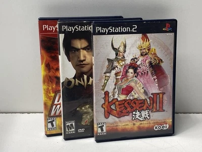 PlayStation 2 捆绑出售物品:Kessen II、Onimusha 和 Dynasty Warriors 4 — 第 1/4 张图片