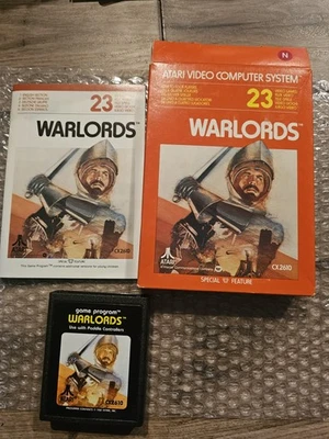 Warlords (Atari 2600, 1981) CIB COMPLETE INTERNATIONAL - Image 1 of 4