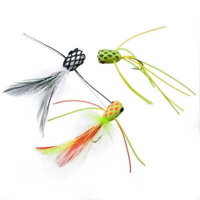 Cortland Fairplay Bass Popper Fly Assortment, Size 1, 3 Pack, Species: Bass
