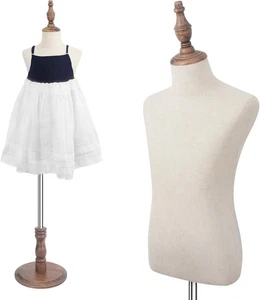 Forma de vestido para niños usada, formas de busto de exhibición para niños niño y niña, 8-9 años, marrón - Imagen 1 de 7
