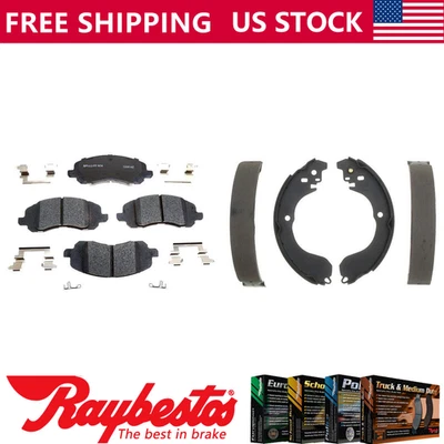 前后套件陶瓷刹车片和刹车片适用于 2007 - 2009 年克莱斯勒 Sebring — 第 1/4 张图片