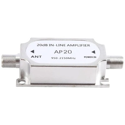 AP20 Satellite 20DB In-Line Amplifier 950-2150MHZ  Booster for Antenna6207 - Image 1 of 4