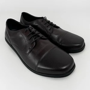 Birchbury Brenston Barefoot Dress Shoes Brown / Maroon Men’s Size 10 - Picture 1 of 17