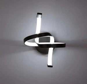 LED Wall Sconce Spiral Wall Lamp 20W LED Wall Decor Stylish Light Fixture - Picture 1 of 8