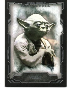 2016 Topps Star Wars Masterwork BASE Trading Card #8 / YODA - Picture 1 of 2