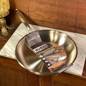 David Burke Tri Ply Series Stainless Steel 12" Frying Pan PFAS Free ~ New - Picture 1 of 12