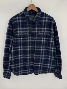 Woolrich Flanell Herren Large kariert Langarm Knopfleiste Hemd Jacke Shacket - Bild 1 von 7