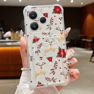 Weihnachten Hülle Karte Soft für Xiaomi Redmi Note 14 13 12 11 Pro 13T 14T Pro Cover - Bild 1 von 20
