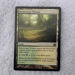 UNPLAYED ~ Razorverge Thicket Scars of Mirrodin ~ NM/MT ~ Rare MtG Magic - Picture 1 of 6