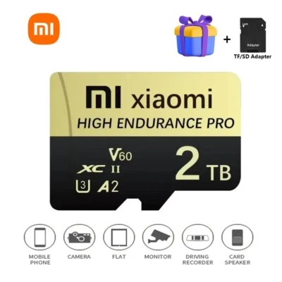Xiaomi Real Capacity 2TB Micro TF SD Card 512GB 256GB SD Memory Card High Speed - Image 1 of 4