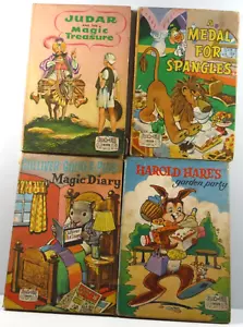 Jack and Jill books x 4 small vintage children's picture hardcovers HC DJ - Bild 1 von 20