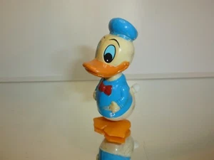 WALT DISNEY TOMY VINTAGE WOBBLING DONALD DUCK - DISNEYLAND - GOOD WINDUP - Imagen 1 de 4
