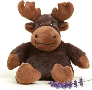 Warmies: MOOSE JR. NEW Cozy Plush Heatable Lavender Scented Stuffed Animal - Picture 1 of 5