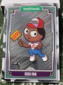 2025 Topps Veefriends First Chrome #1 5555 Fan - Bild 1 von 2