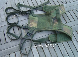 UK BRITISH ARMY SURPLUS ISSUE WOODLAND DPM IRR PLCE MAIN CAMOUFLAGE WEBBING YOKE - Picture 1 of 2