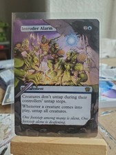 MTG Intruder Alarm 8th Edition Borderless Extension painted alter