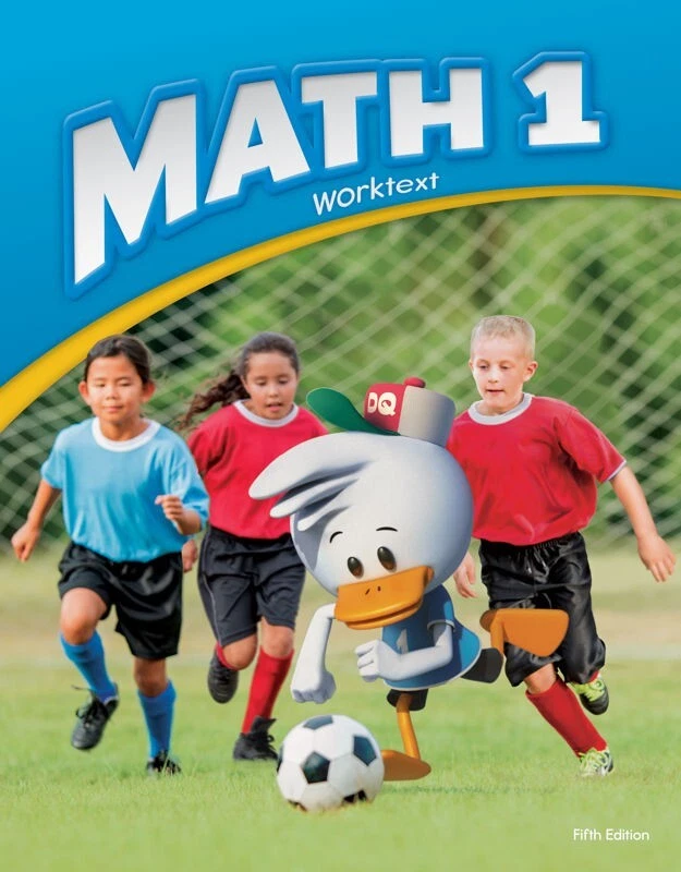 BJU Press - Math 1 Worktext  *5th edition*  532804 - Image 1 of 1