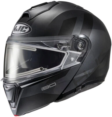 HJC i90 Syrex Electric Modular Snowmobile Helmet Gray XX 2X 2XL XXL I-90  Foto 1 de 4