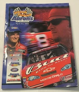 2003 Talladega Racing Program Spring NASCAR Race Earnhardt Jr Cover Aaron's - Picture 1 of 12