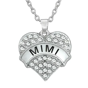 MIMI Necklace Mimi Pendant Necklace Mimi Gift Mimi Mothers Day Gift for Grandma - Picture 1 of 6