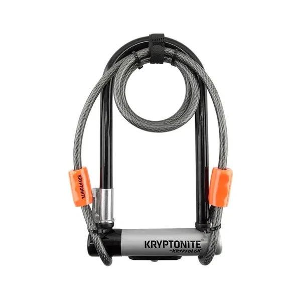 Kryptonite KryptoLok Series U-Lock - 9 x 4" - 4' Flex Cable - Keyed - Image 1 of 1
