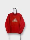 Men's Adidas Vintage Big Center Logo Sweatshirt 90S 00S Crewneck Long Sleeve Y2k