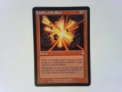 Volley of Boulders	 Odyssey  - Magic the Gathering MTG - Red - Image 1 of 2