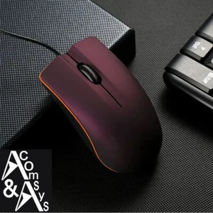 Maus 3D Optisch USB Mini Maus USB LED Laptop Notebook PC 1000dpi Black/Orange - Bild 1 von 5