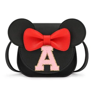 Toddler Purse Girl Gift Mini Mouse Ears Bow Purse Black A Girls Birthday Gift - Picture 1 of 8