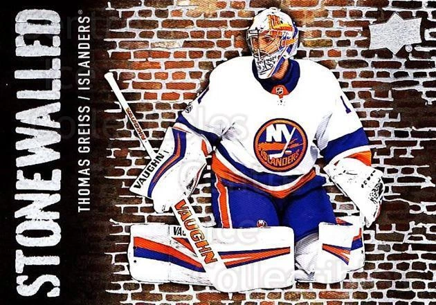2018-19 Upper Deck Stonewalled #37 Thomas Greiss - Image 1 of 1