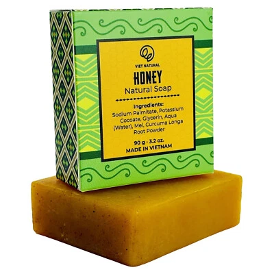 Natural Organic Handmade Soap Bar Set Moisturizing Bath Gift for Men Women - Image 1 of 4