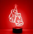 Boxing Gloves Light Up Lamp LED- Personalized Free- Engraved Table Lamp w/Remote