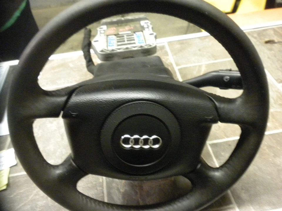 Audi A6 1998 1999 columna de dirección con llave cambio de piso OEM *sin bolsa* Foto 1 de 4
