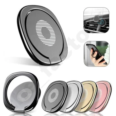 Phone Finger Ring 360° Grip Holder Stand For Mobile iPhone 6 7 8 X XS Samsung UK - Image 1 of 2